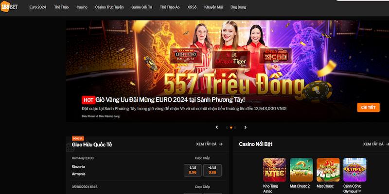 Giới thiệu link vào 188bet