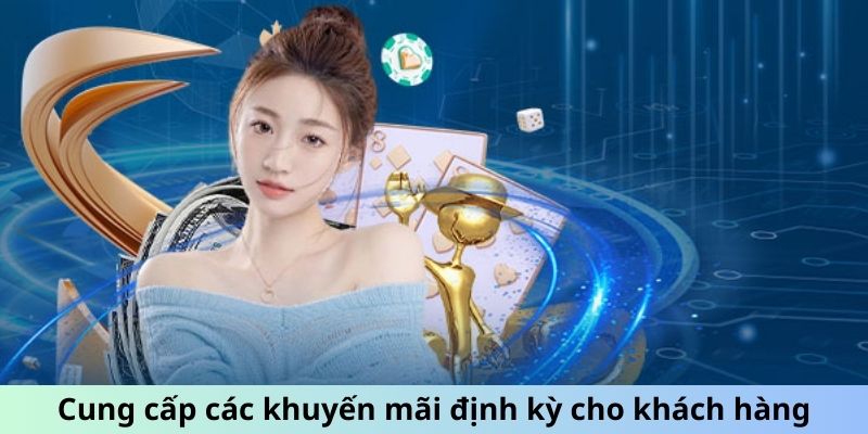 Cung cấp các khuyến mãi định kỳ cho khách hàng