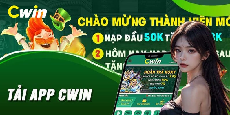 Tải app Cwin dễ dàng để khám phá thế giới trò chơi trực tuyến.