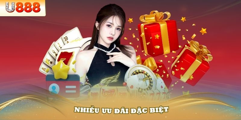 Có rất nhiều ưu đãi đặc biệt mà nhà cái U888 dành cho bạn